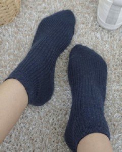 망고 골지 양말