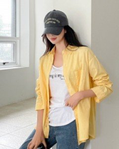 크레용 오버 포켓 셔츠
