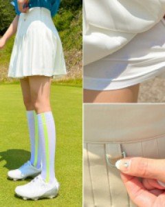 [골프] 캘리지 플리츠 스커트