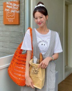 젤리팝 컬러 지사 숄더-bag