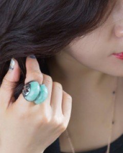 [나스첸카] 좀더 자신감 _ jade 비취 반지
