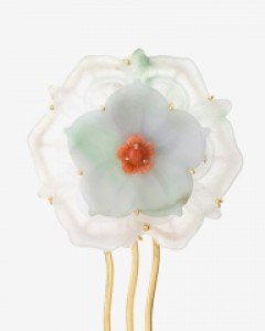 [나스첸카] 담백함 _ jade 비취 뒤꽂이 한복 뒤꽂이