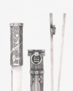 [나스첸카] 은장도, 장도 _ 나스의 젓가락 소엽도 [실버 수공예 장도] _ 부모님 선물