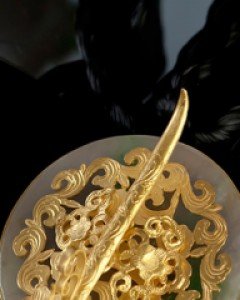 [나스첸카] 내가 조선의 왕세자이다 _ 옥 비취 봉황 첩지 한복 미인대회 첩지