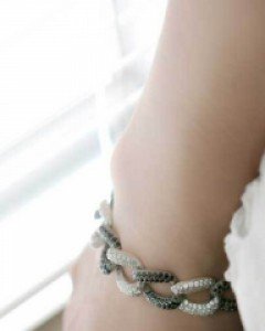 [나스첸카] 은하수 보석별 팔찌 _ 은 팔찌