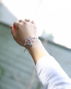 [나스첸카] 빗물소리 여름별자리 _ tourmaline 토르마린 팔찌