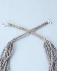 [나스첸카] 목가에 속삭이다 _ 레브라도라이트 목걸이