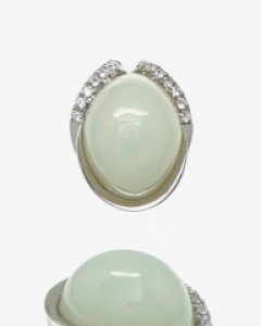 [나스첸카] 아름다운 한국 백옥 섬섬옥수 [실버 수공예 백옥 반지] _ 부모님 선물