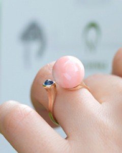 [나스첸카] 잭팟 _ 14K 산호 반지