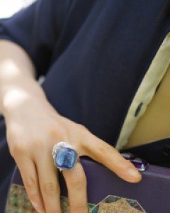 [나스첸카] 시원 블루 _ 카이언나이트 반지