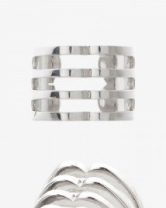 [나스첸카] 입술 4층 반지 _ 은 반지