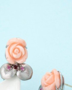 [나스첸카] 오랜만이에요 벚꽃구경 _ coral 산호 귀걸이