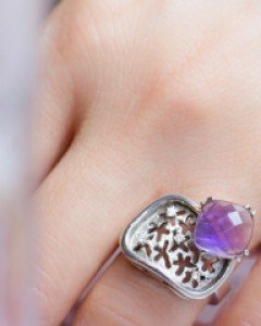 [나스첸카] 쉬어가는 힐링타임 _ amethyst 자수정 반지