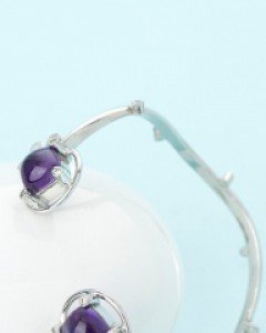 [나스첸카] 열대어 퍼플 _ 자수정 팔찌