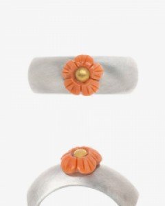 [나스첸카] 새색시 산호 가락지 _ 은가락지쌍가락지 은반지 은쌍가락지