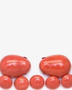 [나스첸카] 프리미엄 산호 마고자 단추  [천연 산호 마고자 단추]