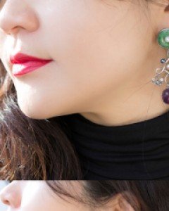 [나스첸카] 귀여운 세레나데 제13번 _ 은 귀걸이