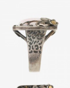 [나스첸카] 사랑에 빠지다 _ chonch shell 콩크쉘 반지 _ 자개 반지