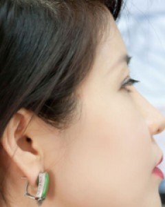 [나스첸카] 비취 어슷썰기 _  비취 귀걸이