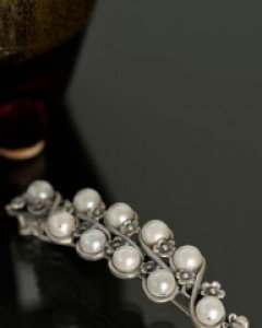 똑딱핀 명품머리핀 머리핀쇼핑몰 진주헤어핀_인어진주 [나스첸카]