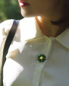 [시움] 초록 산책길 _ 비취 팬던트