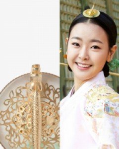 [나스첸카]  용 중전 첩지 _ 옥 비취 한복 첩지