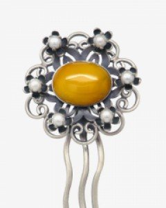 [나스첸카] 더 귀엽게 . 공주의 호박 _ amber 호박 뒤꽂이 _ 한복 머리장식 _ 결혼준비 _ 신랑어머니한복