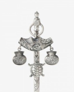 [나스첸카] 예단용 은 귀이개 _ 은 귀이개형 뒤꽂이 _ 한복 머리장식 _ 결혼준비 _ 신랑어머니한복