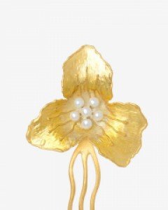 [나스첸카] 송이송이 황금 눈꽃송이 _ 은 뒤꽂이 _ 한복 머리장식 _ 결혼준비 _ 신부 여신