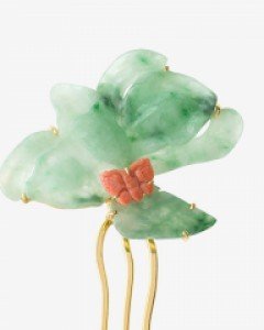 [나스첸카] 한복의 품격을 높히는 2 _ 옥 비취 산호 뒤꽂이