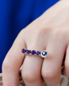 [나스첸카] 유 보우트 _ 자수정 반지