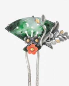 [나스첸카] 기댈수있는 어깨가 있어 2 _ 비취 뒤꽂이 _ 한복 머리장식 _ 결혼준비 _ 신랑어머니한복 쪽진머리비녀