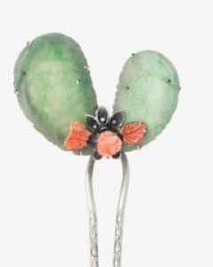 [나스첸카] 사랑의 눈빛만을 _ 비취 뒤꽂이 산호 뒤꽂이 쪽진머리비녀