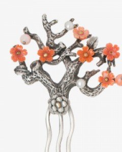 [나스첸카] 산호 나무 _ 산호 뒤꽂이 _ 신랑어머니 한복 쪽진머리비녀