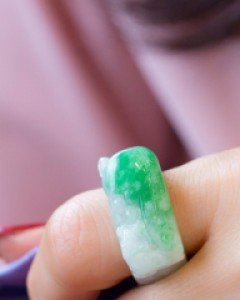 [나스첸카] 조용한 카리스마 69 _ 비취 가락지 _ 옥반지 _ 옥가락지 _ 한복가락지 _ 결혼가락지 _ 통가락지