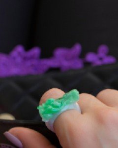 [나스첸카] 조용한 카리스마 71 _ 비취 가락지 _ 옥반지 _ 옥가락지 _ 한복가락지 _ 원석반지 _ 결혼가락지 _ 통가락지