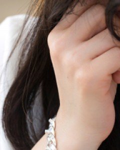 [나스첸카] [동영상] 은하수 생쪽 멋짐 팔찌 _ 여성용 은팔찌