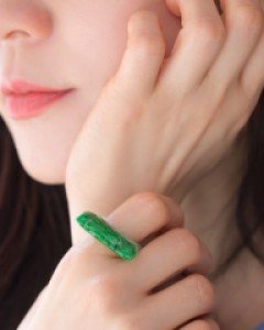 [나스첸카] 조용한 카리스마 72 _ 비취 가락지 _ 옥가락지 _ 옥반지 _ 한복가락지 _ 통반지 _ 결혼가락지