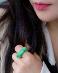 [나스첸카] 조용한 카리스마 73 _ 비취 가락지 _ 옥반지 _ 옥가락지 _ 원석반지 _ 통반지 _ 결혼가락지 _ 한복가락지