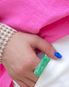 [나스첸카] 조용한 카리스마 75 _ 비취 가락지 _ 옥반지 _ 옥가락지 _ 한복가락지 _ 통반지 _ 결혼가락지