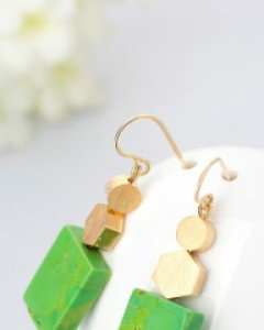 [나스첸카] 미학적 동력 _ 터키석 귀걸이