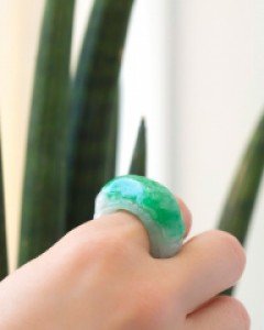 [나스첸카] 조용한 카리스마 79 _ 비취 가락지 _ 옥반지 _ 옥가락지 _ 원석반지 _ 한복가락지 _ 결혼가락지