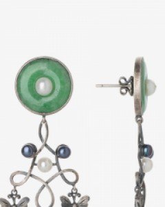 [나스첸카] 플루트와 하프를 위한 협주곡 _ 한복 귀걸이 _ 화려한 귀걸이 자개 귀걸이