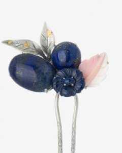 [나스첸카] 깊은 진심 _ 청금석 한복_ 한복악세사리 _ 결혼 비녀 웨딩 전통장신구  전통뒤꽂이 _ 쪽진머리비녀