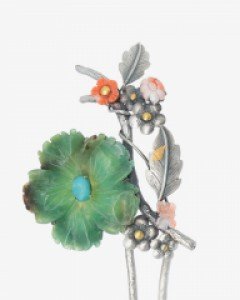 [나스첸카] 금화 2 _ 크리소프레이즈뒤꽂이 전통장신고 한복악세사리