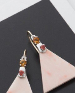 [나스첸카] 사랑스러운 산호 _ coral 산호 귀걸이