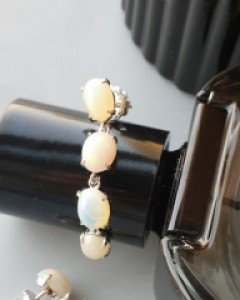 [나스첸카] FLEUR OPAL _ 오팔 귀걸이