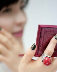 [나스첸카] 레드 칸타타 [실버 수공예 죽산호 반지]