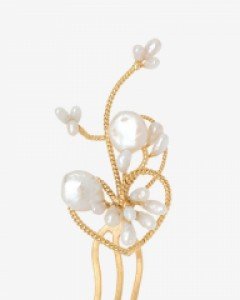 [나스첸카] 하트 바운스 _ 진주뒤꽂이 은뒤꽂이 은비녀