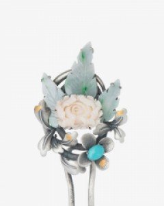 [나스첸카] 나는 청순가련 _ 비취뒤꽂이 은뒤꽂이 한복악세사리 전통장신구